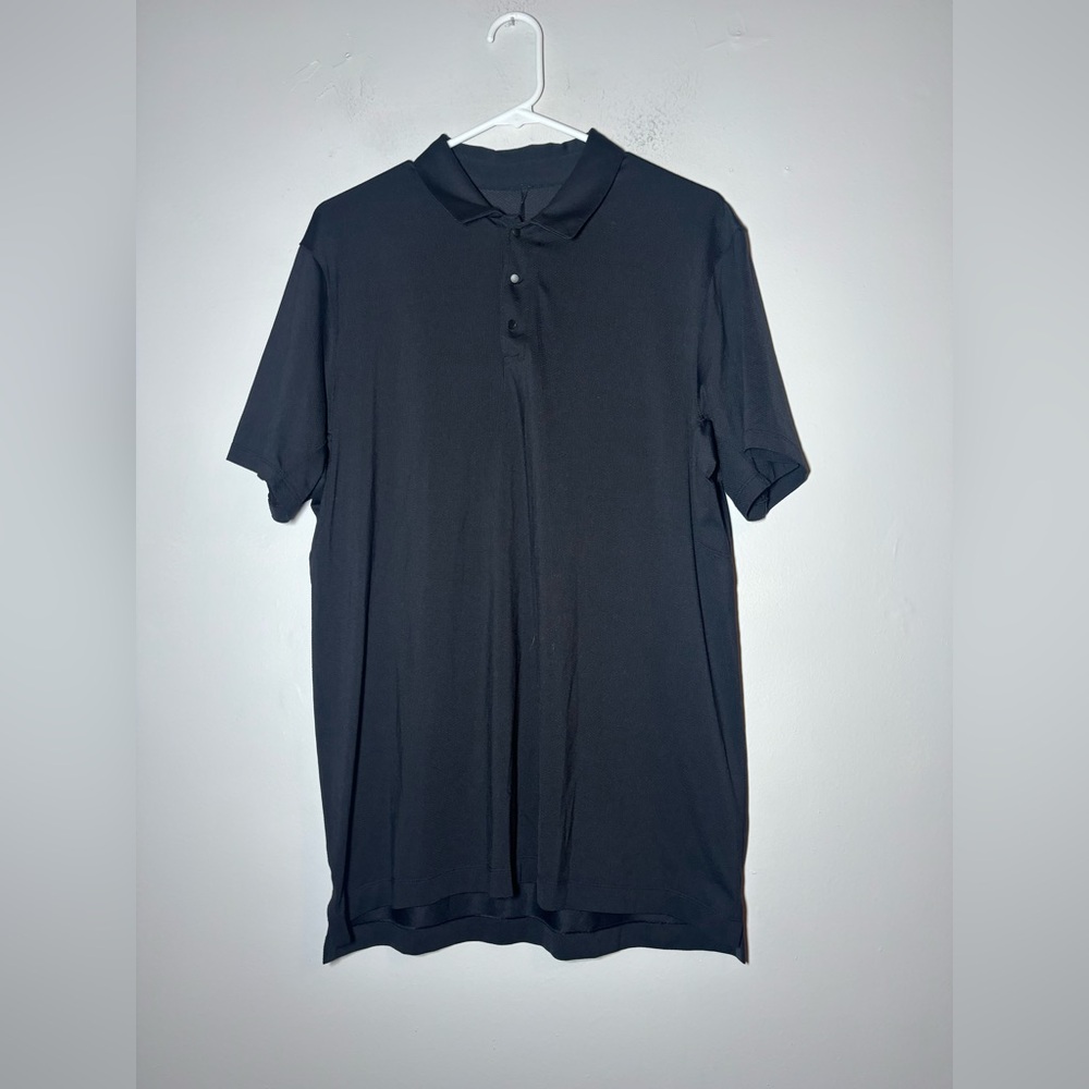 lululemon athletica Black Polo Shirt